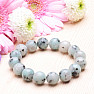 Jasper kiwi bead bracelet 12 mm