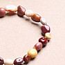 Jasper Mokait bracelet made of oval stones