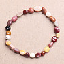 Jasper Mokait bracelet made of oval stones