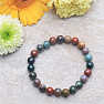 Colorful jasper beaded bracelet