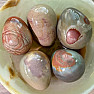 Jasper polychrome egg home decoration 5 cm