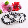 Jasper zebra bead bracelet 10 mm