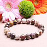 Jasper zebra bracelet extra beaded 8 mm