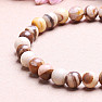 Jasper zebra bead bracelet 6 mm