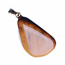 Yellow jasper tumbled pendant