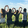 Heart Friendship Bracelets for Four Sisters