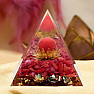 Orgonite pyramid Lotus flower