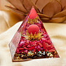 Orgonite pyramid Lotus flower