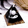 Orgonite pyramid Yin and Yang positive energy