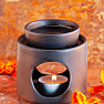 Aroma lamp ceramic black