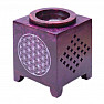 Aroma talc lamp Flower of life violet