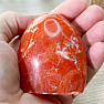 Calcite orange polished large freeform Madagascar 4