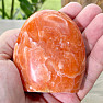 Calcite orange polished large freeform Madagascar 5