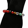 Chakra bracelet from a Buddhist carnelian with an elephant