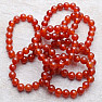 Carnelian beaded bracelet