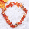 Chopped carnelian bracelet