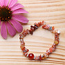 Carnelian bracelet chopped with a bead