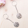 Keychain with crystal and dragon