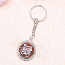 Keychain with solar aventurine and dragon