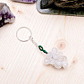 Grape keychain made of crystal