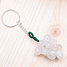 Grape keychain made of crystal