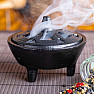 Idhril cast iron incense burner 8 cm