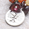 Chakra keychain with the tree of life