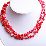 Chopped coral necklace