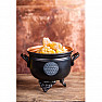 Incense burner metal cauldron Flower of life