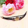 Leather bracelet for the sign of Virgo