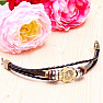 Leather bracelet for Pisces sign