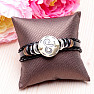 Aries leather sign bracelet