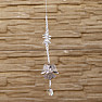 Angel and heart Feng Shui window curtain made of metal and rainbow crystals