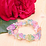 Crystal colored chopped bracelet