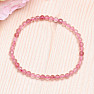 Crystal strawberry bracelet extra AA quality cut beads