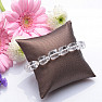 Cut crystal and seed beads bracelet RB Design 133