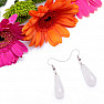 Crystal long drop earrings