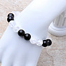 Crystal cracked extra bracelet with onyx