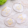 Crystal set of stones with four elements