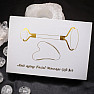 Massage roller and gua sha crystal heart shape gift set