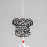 Ganesha Feng Shui stainless steel window curtain