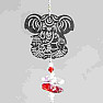 Ganesha Feng Shui stainless steel window curtain