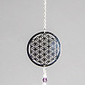 Flower of Life Feng Shui Stainless Steel Window Curtain