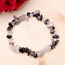 Crystal with tourmaline bracelet cut AA quality