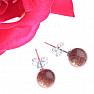 Aventurine Sun Ball Earrings