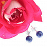 Sodalite ball earrings