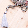 Labradorite necklace with tassel