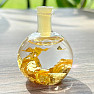 Bottle with gold - decorative bottle 3 cm