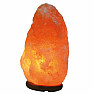 Electric salt lamp made of Himalayan salt 6 to 10 kg on a base