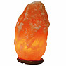 Electric salt lamp made of Himalayan salt 10 to 18 kg on a base